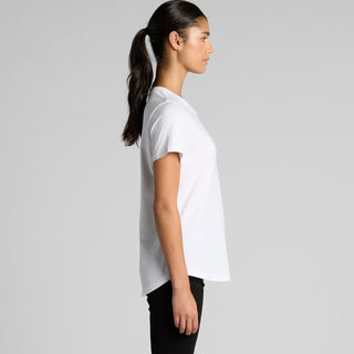 AS Colour Women's Maple Curve Tee | 4024 (Black)