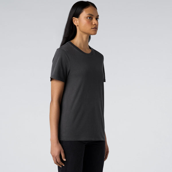 AS Colour Women's Maple Faded Tee | 4065 (Faded Black)