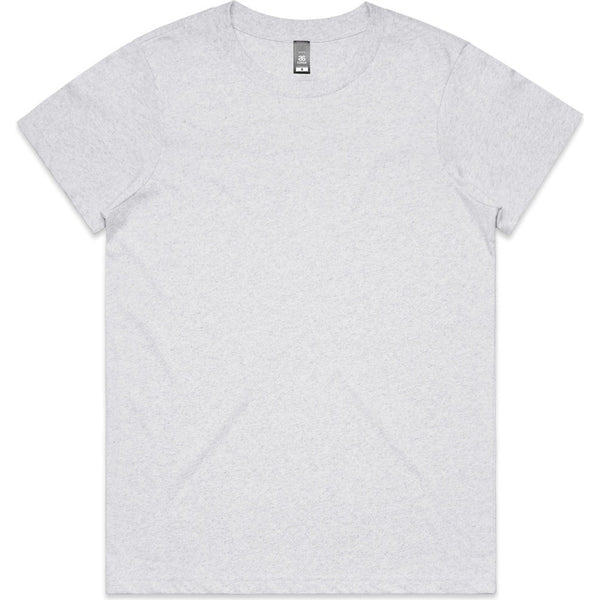 AS Colour Women's Maple Marle Tee | 4001M (White Marle)