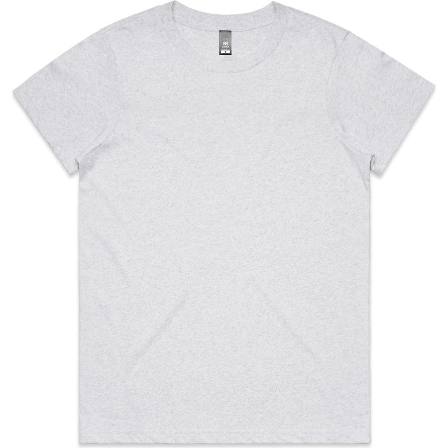 AS Colour Women's Maple Marle Tee | 4001M (White Marle)