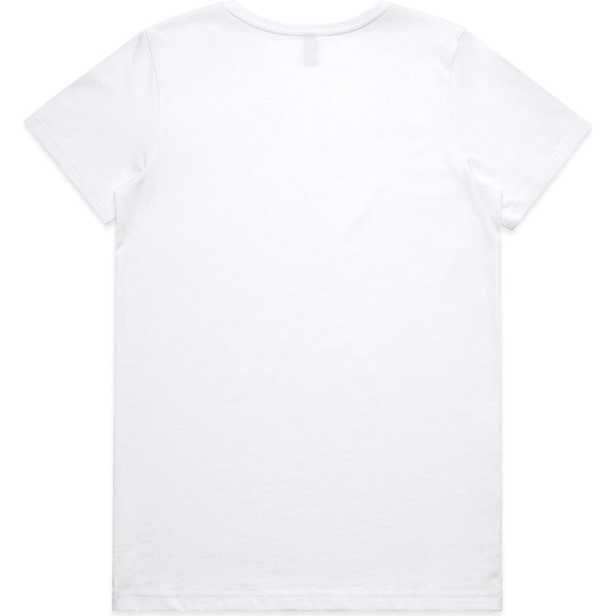 AS Colour Women's Maple Scoop Tee | 4019 (White)