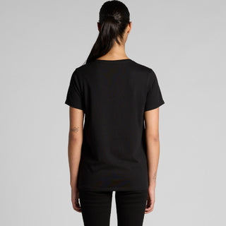 AS Colour Women's Maple Scoop Tee | 4019 (White)