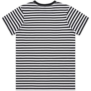 AS Colour 4037 Wo's Maple Stripe Tee - Back View | color:Black/White|view:back
