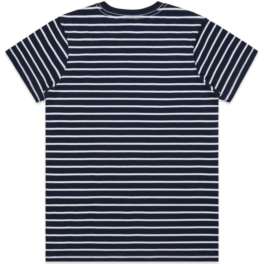 AS Colour Women's Maple Stripe Tee | 4037 (Navy/White)