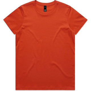 AS Colour 4001 Wo's Maple Tee - Front View | color:Autumn|view:front