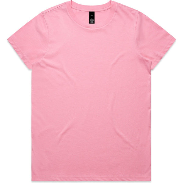 AS Colour Women's Maple Tee | 4001 (Bubblegum)