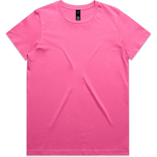 AS Colour Women's Maple Tee | 4001 (Charity Pink)