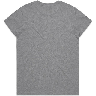 AS Colour 4001 Wo's Maple Tee - Back View | color:Grey Marle|view:back