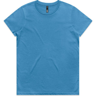 AS Colour 4001 Wo's Maple Tee - Front View | color:Hydro|view:front