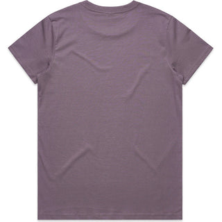 AS Colour 4001 Wo's Maple Tee - Back View | color:Mauve|view:back