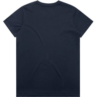 AS Colour 4001 Wo's Maple Tee - Back View | color:Midnight Blue|view:back