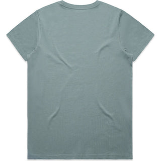 AS Colour 4001 Wo's Maple Tee - Back View | color:Mineral|view:back