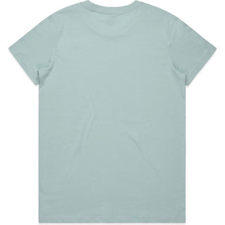 AS Colour 4001 Wo's Maple Tee - Back View | color:Pale Blue|view:back