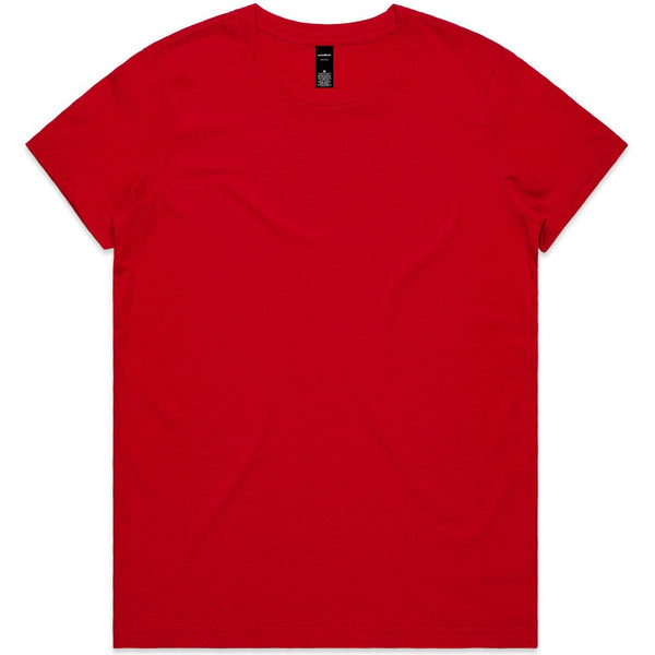 AS Colour Women's Maple Tee | 4001 (Red)