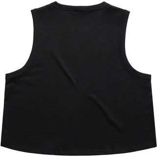 AS Colour 4091 Wo's Martina Crop Tank - Back View | color:Black|view:back
