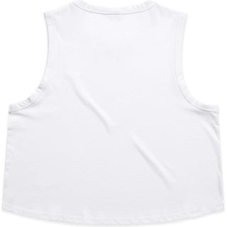 AS Colour 4091 Wo's Martina Crop Tank - Back View | color:White|view:back