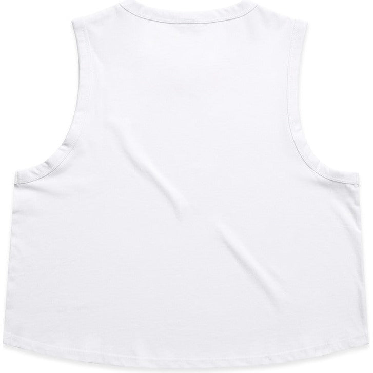 AS Colour Women's Martina Crop Tank | 4091 (White)