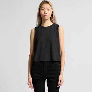 AS Colour Women's Martina Crop Tank | 4091 (White)