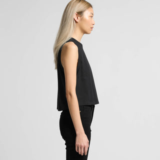 AS Colour Women's Martina Crop Tank | 4091 (Black)