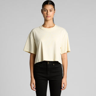 AS Colour Women's Martina Crop Tee | 4093 (White)