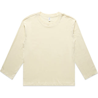 AS Colour 4071 Wo's Martina L/S Tee - Front View | color:Butter|view:front