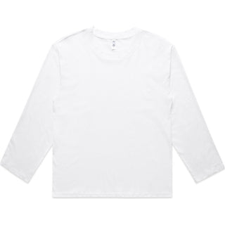 AS Colour 4071 Wo's Martina L/S Tee - Front View | color:White|view:front