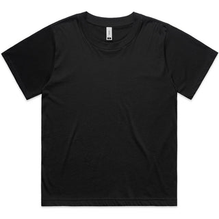 AS Colour 4006 Wo's Martina Tee - Front View | color:Black|view:front