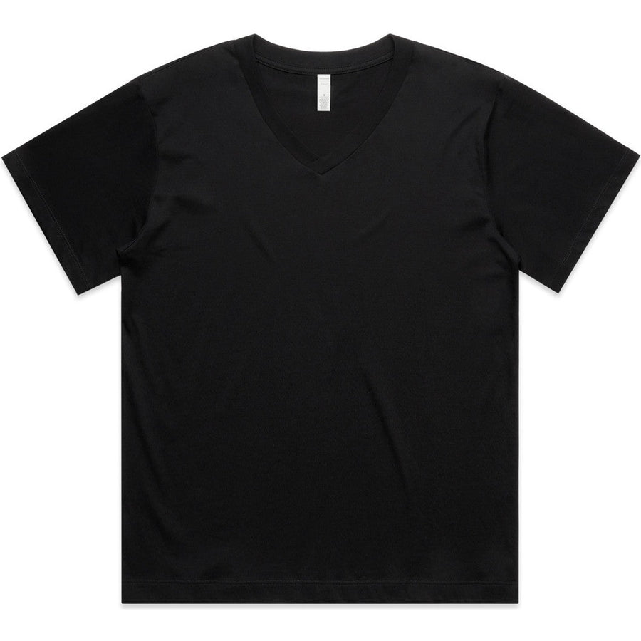 AS Colour Women's Martina V Neck Tee | 4095 (Black)