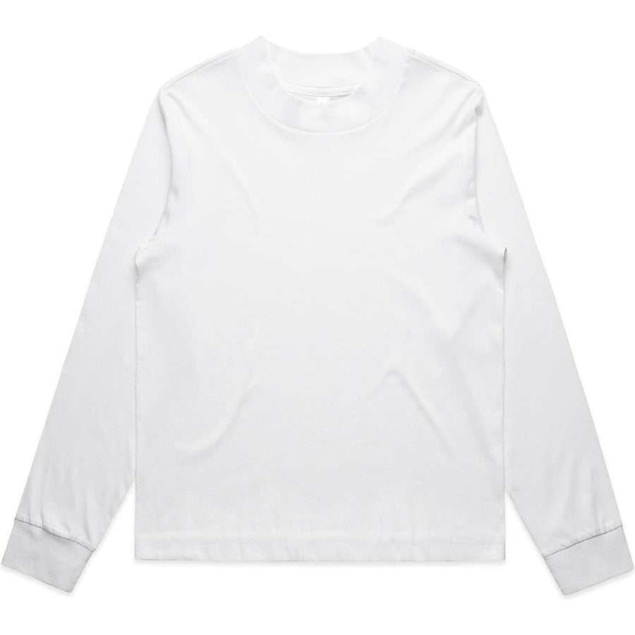 AS Colour Women's Mock L/S Tee | 4070 (White)
