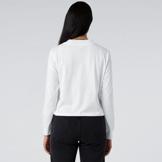 AS Colour Women's Mock L/S Tee | 4070 (White)