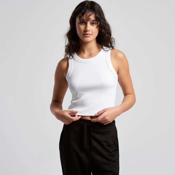 AS Colour Women's Organic Rib Crop Tank | 4064G (Orchid)