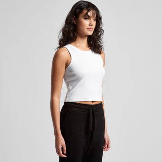 AS Colour Women's Organic Rib Crop Tank | 4064G (Orchid)