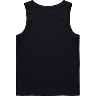 AS Colour 4063G Wo's Organic Rib Tank - Back View | color:Black|view:back