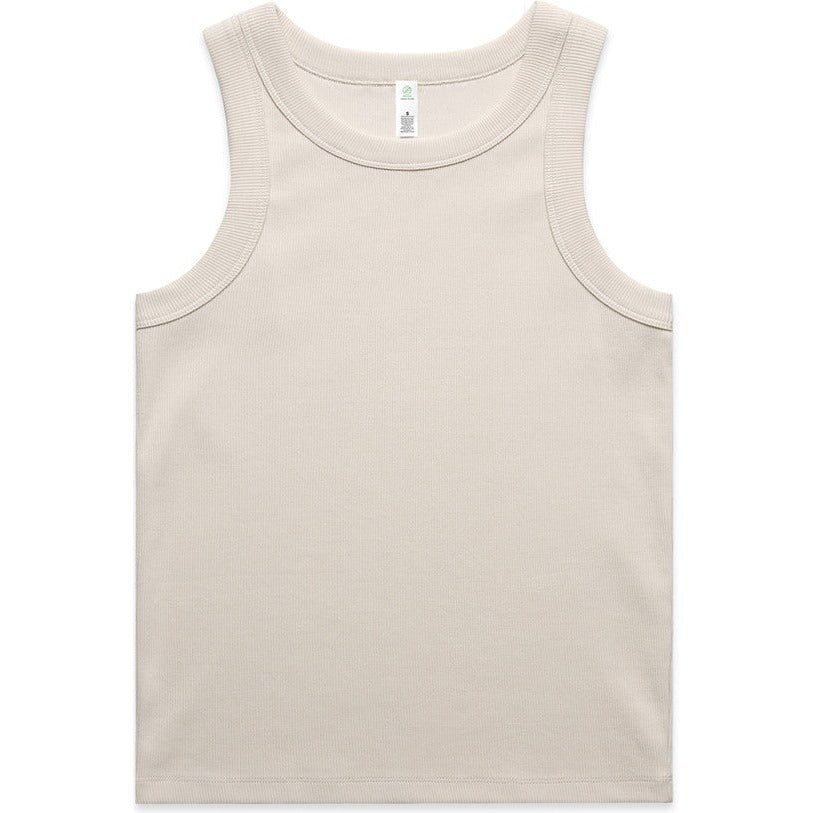 AS Colour Women's Organic Rib Tank | 4063G (Bone)