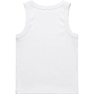AS Colour 4063G Wo's Organic Rib Tank - Back View | color:White|view:back