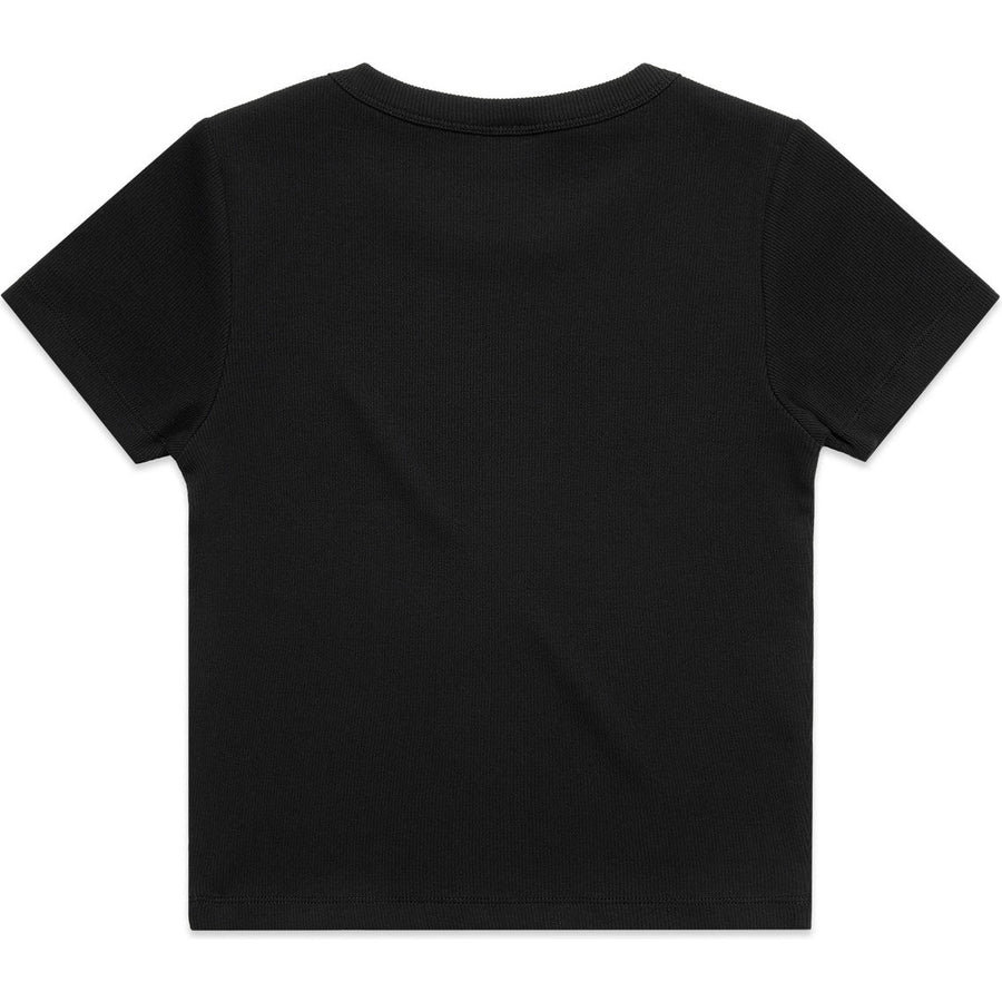 AS Colour Women's Organic Rib Tee | 4092G (Black)