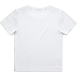 AS Colour 4092G Wo's Organic Rib Tee - Back View | color:White|view:back