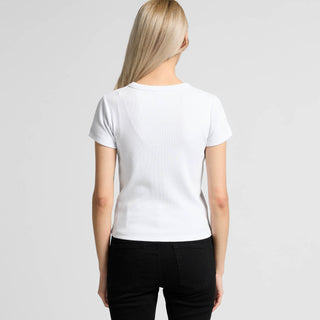 AS Colour Women's Organic Rib Tee | 4092G (Black)