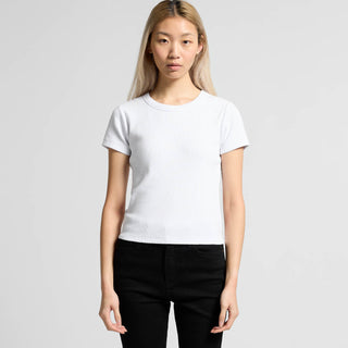 AS Colour Women's Organic Rib Tee | 4092G (Black)