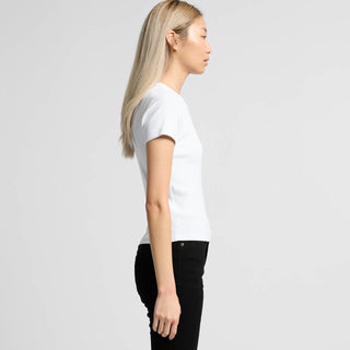 AS Colour Women's Organic Rib Tee | 4092G (Black)