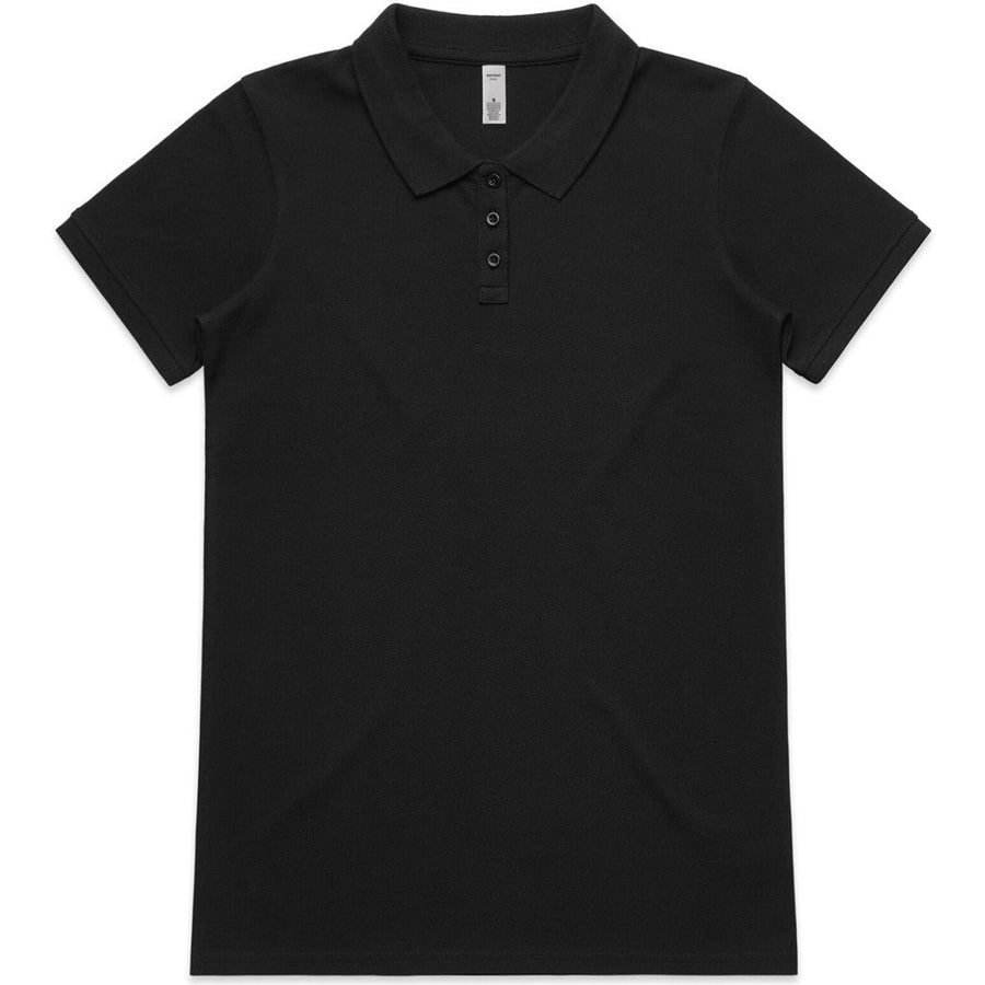 AS Colour Women's Pique Polo | 4411 (Black)