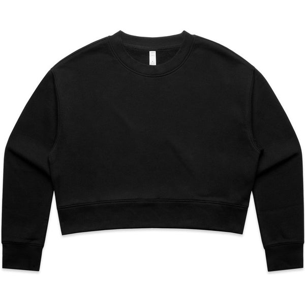 AS Colour Women's Relax Crop Crew | 4169 (Black)