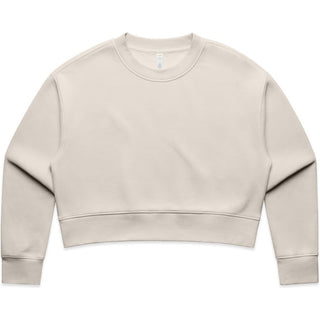 AS Colour 4169 Wo's Relax Crop Crew - Front View | color:Bone|view:front