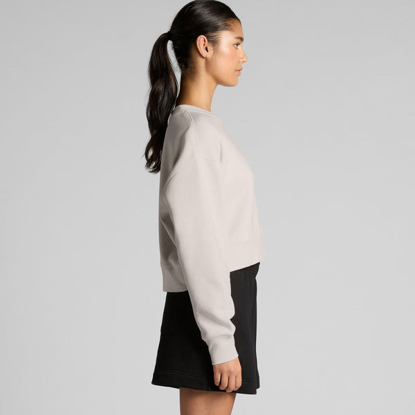 AS Colour Women's Relax Crop Crew | 4169 (Bone)