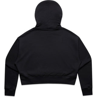 AS Colour 4168 Wo's Relax Crop Hood - Back View | color:Black|view:back