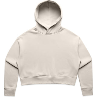 AS Colour 4168 Wo's Relax Crop Hood - Front View | color:Bone|view:front
