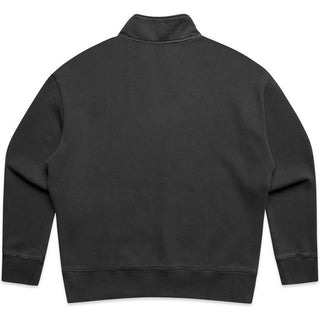 AS Colour 4167 Wo's Relax Faded Half Zip - Back View | color:Faded Black|view:back
