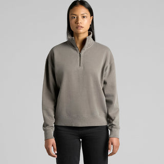 AS Colour Women's Relax Faded Half Zip | 4167 (Faded Black)