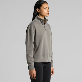 AS Colour Women's Relax Faded Half Zip | 4167 (Faded Grey)