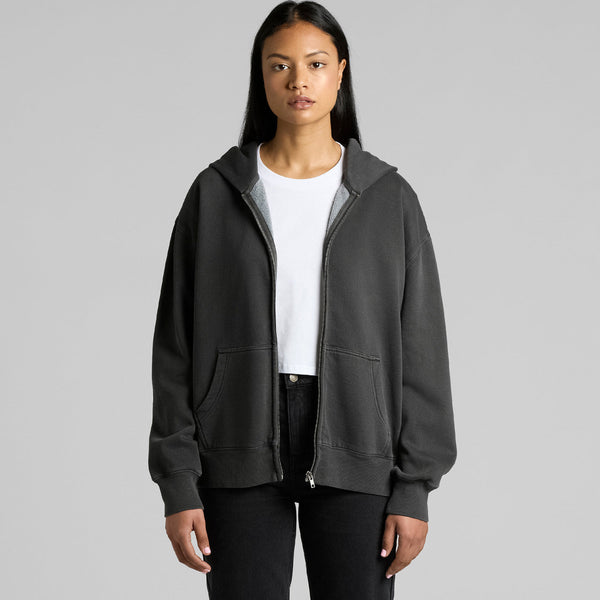 AS Colour Women's Relax Faded Zip Hood | 4170 (Faded Black)